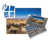 puzzleYOU : Smart Sorted® | Puzzle Photo 1000 pièces « Cratère du Ngorongoro en Tanzanie »