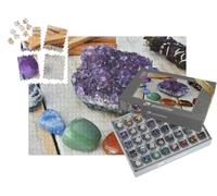 puzzleYOU : Smart Sorted® | Puzzle Photo 1000 pièces « Cristal de géode d'améthyste »