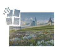 puzzleYOU : Smart Sorted® | Puzzle Photo 1000 pièces « dans Le Style Artistique de Claude Monet - Fleurs au Kremlin de Kazan »
