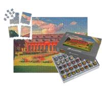 puzzleYOU : Smart Sorted® | Puzzle Photo 1000 pièces « dans Le Style Artistique de Franz Marc - Altes Haus à Darmstadt, Hesse, Allemagne »