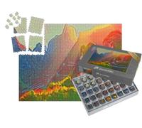 puzzleYOU : Smart Sorted® | Puzzle Photo 1000 pièces « dans Le Style Artistique de Franz Marc - Parc National des Monts Tianmen, Province du Hunan, Chine »