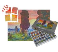 puzzleYOU : Smart Sorted® | Puzzle Photo 1000 pièces « dans Le Style Artistique de Franz Marc - Teufelsmauer dans Le Harz, Allemagne »