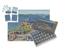 puzzleYOU : Smart Sorted® | Puzzle Photo 1000 pièces « dans Le Style de Paul-Cezanne - Kehlstein Adlerhorst, Berchtesgaden, Bavière »