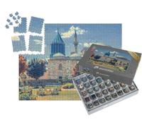 puzzleYOU : Smart Sorted® | Puzzle Photo 1000 pièces « dans Le Style de Paul-Cezanne - Mevlana Celaleddin Rumi Tombeau et Musée, Konya Turquie »
