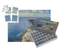 puzzleYOU : Smart Sorted® | Puzzle Photo 1000 pièces « dans Le Style de Paul-Cezanne - Sassnitz au Parc National de Jasmund »