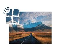 puzzleYOU : Smart Sorted® | Puzzle Photo 1000 pièces « De Belles Montagnes avec des ciels dramatiques Le Long de la Route Circulaire, Route 1 en Islande »