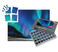 puzzleYOU : Smart Sorted® | Puzzle Photo 1000 pièces « des aurores boréales colorées en Islande »