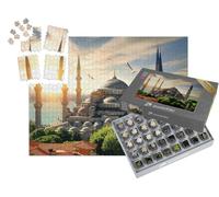 puzzleYOU : Smart Sorted® | Puzzle Photo 1000 pièces « des mouettes au-Dessus de la Mosquée Bleue et du Bosphore à Istanbul »
