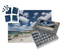 puzzleYOU : Smart Sorted® | Puzzle Photo 1000 pièces « des Pingouins se promènent sur la Plage, Boulders Beach, Le Cap, Afrique du Sud »