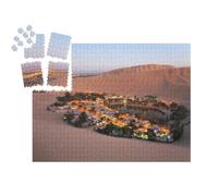 puzzleYOU : Smart Sorted® | Puzzle Photo 1000 pièces « Désert d'Atacama, Oasis de Huacachina, Pérou »
