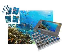 puzzleYOU : Smart Sorted® | Puzzle Photo 1000 pièces « Divers Poissons sous-Marins Multicolores »