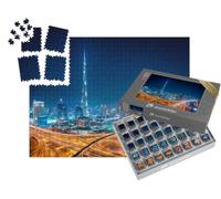 puzzleYOU : Smart Sorted® | Puzzle Photo 1000 pièces « Dubaï de Nuit, Émirats Arabes Unis »