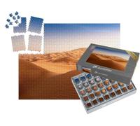 puzzleYOU : Smart Sorted® | Puzzle Photo 1000 pièces « Dunes de Sable dans Le désert du Sahara au Maroc »