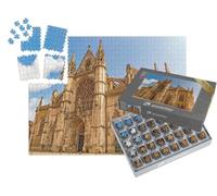 puzzleYOU : Smart Sorted® | Puzzle Photo 1000 pièces « Dunkerque, Ville du Nord de la France, Ancienne église Gothique »