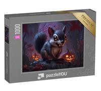 puzzleYOU : Smart Sorted® | Puzzle Photo 1000 pièces « Écureuil Zombie »