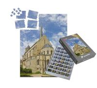 puzzleYOU : Smart Sorted® | Puzzle Photo 1000 pièces « Église catholique Romaine médiévale Sainte-Radegonde à Poitiers, France »
