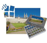 puzzleYOU : Smart Sorted® | Puzzle Photo 1000 pièces « Église de Saint Étienne, L'Abbaye Aux Hommes, Caen, Normandie, France »