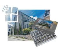 puzzleYOU : Smart Sorted® | Puzzle Photo 1000 pièces « Église du Sacré-Cœur. Pont-Scorff, Arrondissement de Lorient, Morbihan, Bretagne »