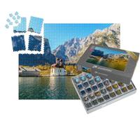 puzzleYOU : Smart Sorted® | Puzzle Photo 1000 pièces « Église St. Bartholomäus au lac Königssee en Automne, Bavière, Allemagne »