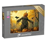 puzzleYOU : Smart Sorted® | Puzzle Photo 1000 pièces « Epouvantail d'halloween »