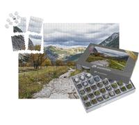 puzzleYOU : Smart Sorted® | Puzzle Photo 1000 pièces « Érables de l'Ahornboden en Automne, Montagnes du Karwendel, Autriche »
