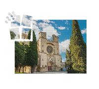 puzzleYOU : Smart Sorted® | Puzzle Photo 1000 pièces « Façade Principale de la cathédrale Saint-Nazaire à Béziers, Occitanie, France »