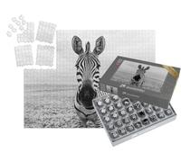 puzzleYOU : Smart Sorted® | Puzzle Photo 1000 pièces « Face à Face avec Un zèbre »