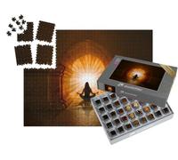 puzzleYOU : Smart Sorted® | Puzzle Photo 1000 pièces « Femme pratiquant Le Yoga et la méditation »