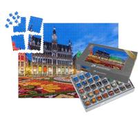 puzzleYOU : Smart Sorted® | Puzzle Photo 1000 pièces « Festival des Tapis de Fleurs à Bruxelles, Belgique »