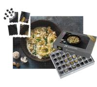 puzzleYOU : Smart Sorted® | Puzzle Photo 1000 pièces « Fettuccini Italiens aux Champignons et aux épinards »