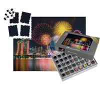 puzzleYOU : Smart Sorted® | Puzzle Photo 1000 pièces « Feux d'artifice au-Dessus de Singapour »