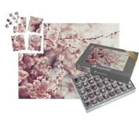 puzzleYOU : Smart Sorted® | Puzzle Photo 1000 pièces « Fleurs de Cerisier Rose pâle au Printemps »