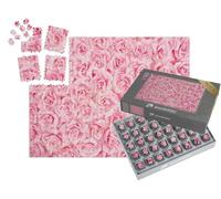 puzzleYOU : Smart Sorted® | Puzzle Photo 1000 pièces « Fond d'écran avec des Roses Roses »