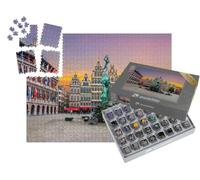 puzzleYOU : Smart Sorted® | Puzzle Photo 1000 pièces « Fontaine de Brabo sur la Place du marché dans Le Centre d'Anvers, Belgique »