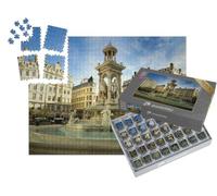 puzzleYOU : Smart Sorted® | Puzzle Photo 1000 pièces « Fontaine de la Place des Jacobins à Lyon, France »