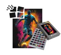 puzzleYOU : Smart Sorted® | Puzzle Photo 1000 pièces « Football : Dribble dans Le Jeu léger »