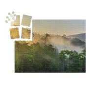 puzzleYOU : Smart Sorted® | Puzzle Photo 1000 pièces « Forêt Tropicale, Vue imprenable sur la forêt Tropicale de Bornéo »