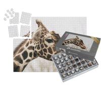 puzzleYOU : Smart Sorted® | Puzzle Photo 1000 pièces « Girafe réticulée, également connue sous Le nom de Girafe masaï »