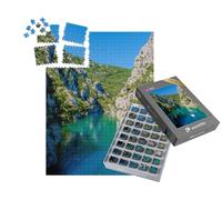 puzzleYOU : Smart Sorted® | Puzzle Photo 1000 pièces « Gorges du Verdon Lac de Sainte Croix, Provence, France, Provence Alpes Cote d Azur »