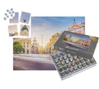 puzzleYOU : Smart Sorted® | Puzzle Photo 1000 pièces « Gran Via, Centre-Ville de Madrid, Espagne »
