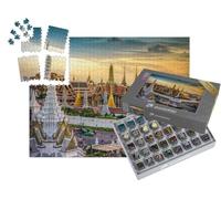 puzzleYOU : Smart Sorted® | Puzzle Photo 1000 pièces « Grand Palais au Coucher du Soleil, Bangkok, Thaïlande »