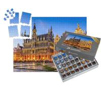 puzzleYOU : Smart Sorted® | Puzzle Photo 1000 pièces « Grand-Place et Maison du Roi, Bruxelles, Belgique »