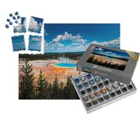puzzleYOU : Smart Sorted® | Puzzle Photo 1000 pièces « Grand Prismatic Spring à Couper Le Souffle dans Le Parc National de Yellowstone »