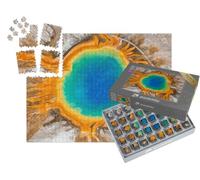 puzzleYOU : Smart Sorted® | Puzzle Photo 1000 pièces « Grand Prismatic Spring, Parc National de Yellowstone, Wyoming, États-Unis »