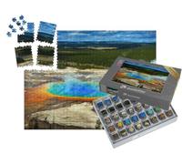 puzzleYOU : Smart Sorted® | Puzzle Photo 1000 pièces « Grand Prismatic Spring, Parc National de Yellowstone, États-Unis »