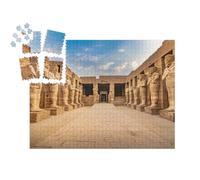 puzzleYOU : Smart Sorted® | Puzzle Photo 1000 pièces « Grandes Sculptures et pharaons au Temple de Karnak, Égypte »