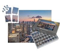 puzzleYOU : Smart Sorted® | Puzzle Photo 1000 pièces « Gratte-Ciel de la Ligne d'horizon Moderne de Dubaï »