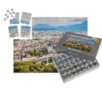 puzzleYOU : Smart Sorted® | Puzzle Photo 1000 pièces « Grenoble - Panorama aérien de la Ville. Grenoble, Auvergne-Rhône-Alpes, France. »