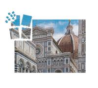 puzzleYOU : Smart Sorted® | Puzzle Photo 1000 pièces « Gros Plan sur la cathédrale Santa Maria Del Fiore, Florence »