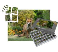 puzzleYOU : Smart Sorted® | Puzzle Photo 1000 pièces « Gros Plan sur Un Renard Roux »